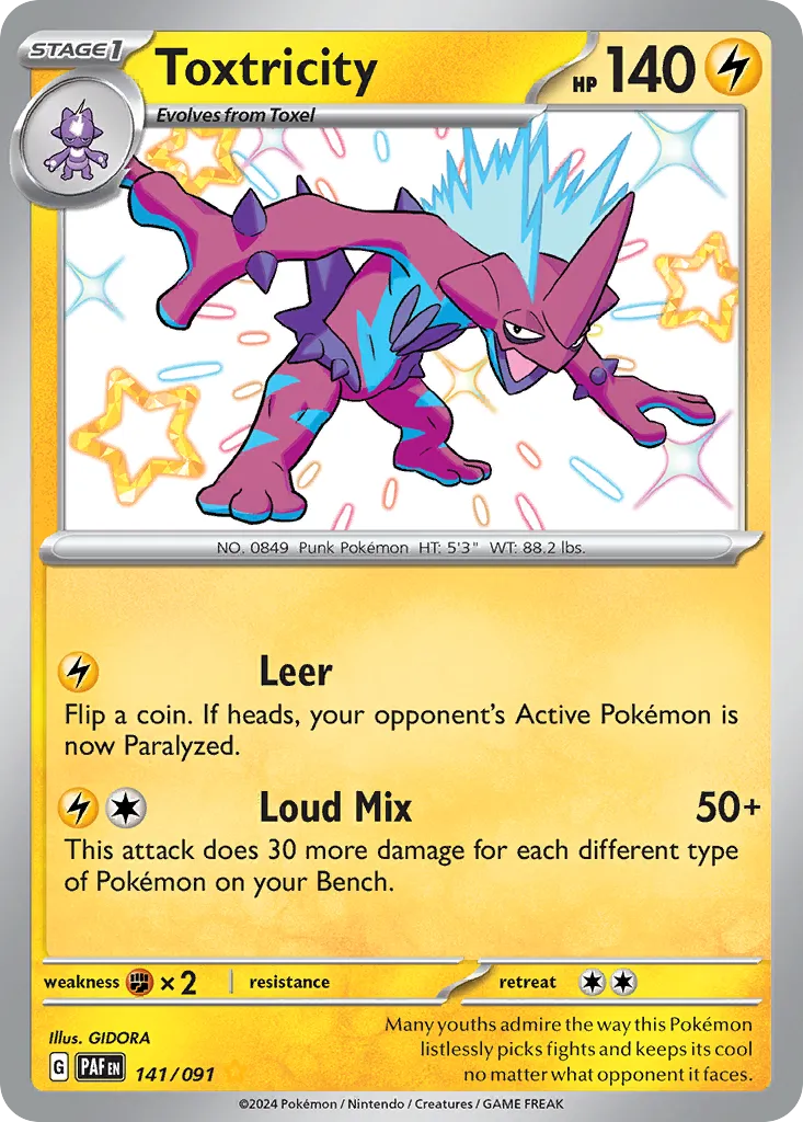 Toxtricity — SV: Paldean Fates — Pokémon