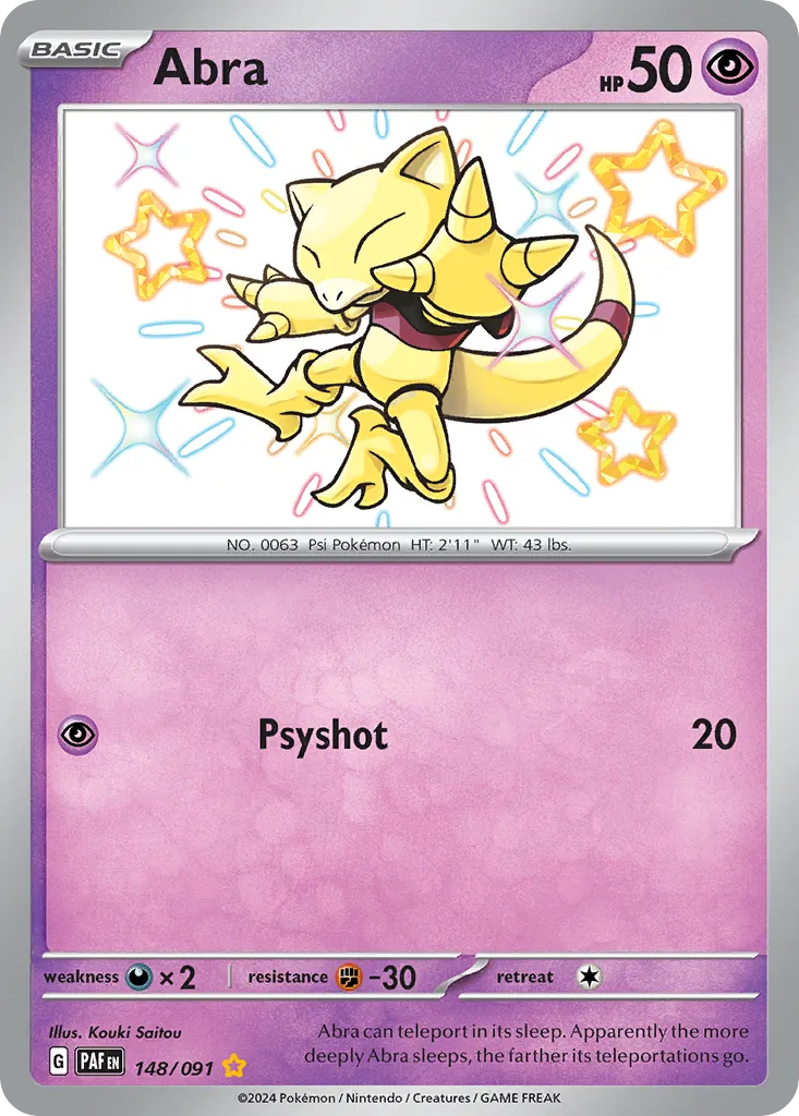 Abra — SV: Paldean Fates — Pokemon