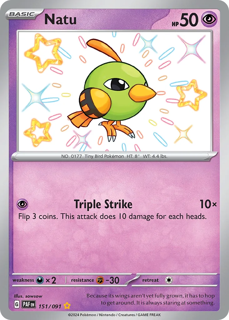 Natu — SV: Paldean Fates — Pokémon