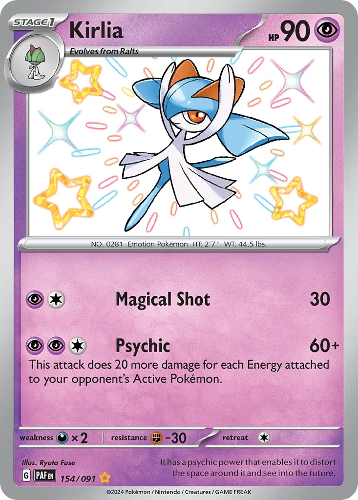Kirlia — SV: Paldean Fates — Pokémon