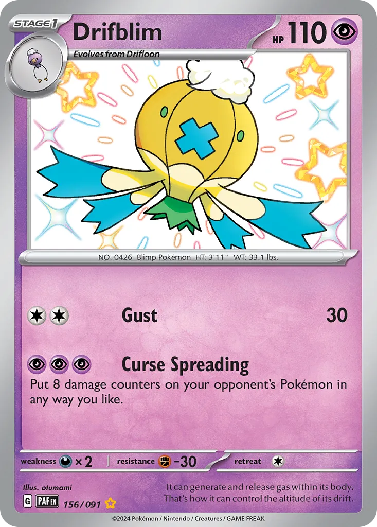 Drifblim — SV: Paldean Fates — Pokémon