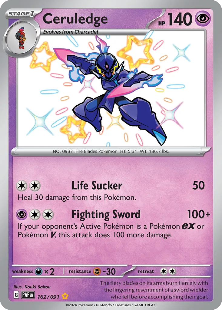 Ceruledge — SV: Paldean Fates — Pokémon