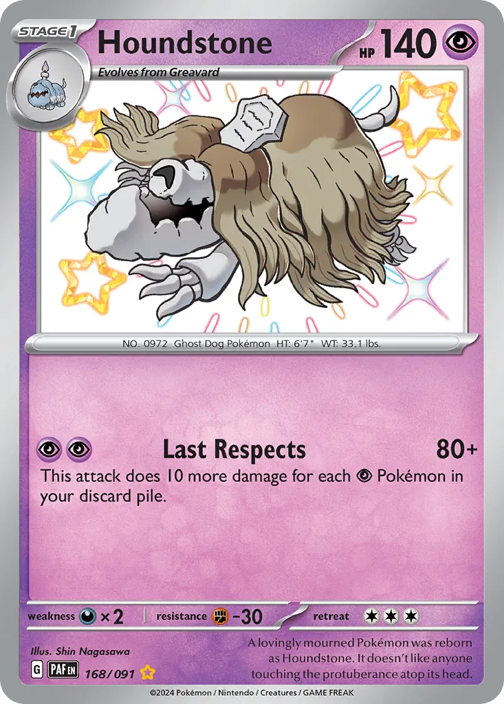 Houndstone — SV: Paldean Fates — Pokémon