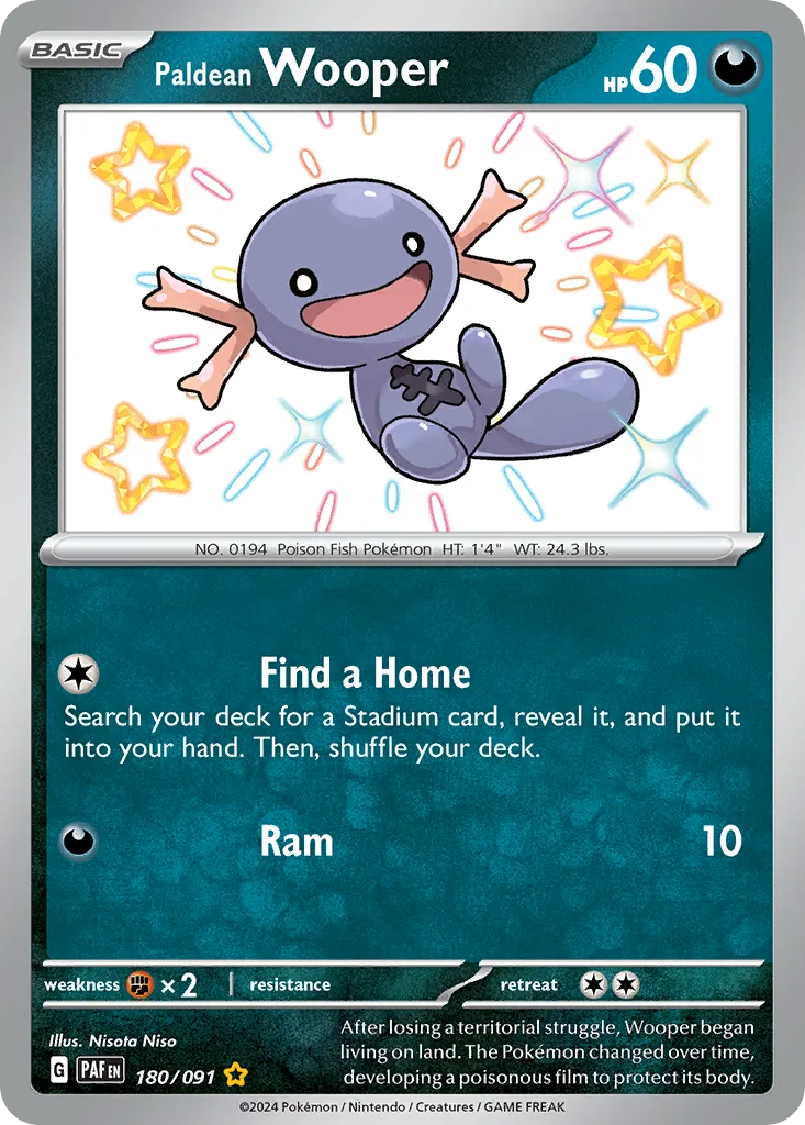 Axoloto de Paldea — SV: Paldean Fates — Pokémon