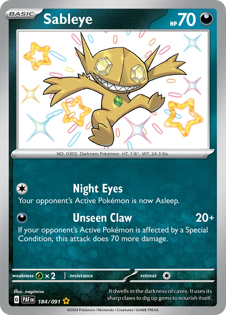 Sableye — SV: Paldean Fates — Pokémon