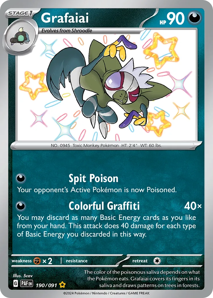 Grafaiai — SV: Paldean Fates — Pokémon