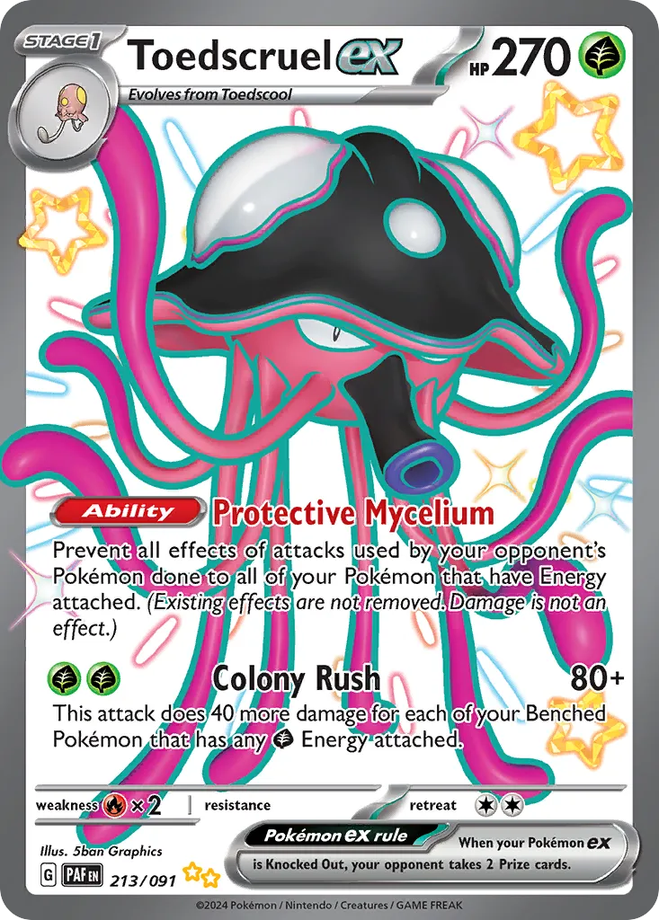 Toedscruel ex — SV: Paldean Fates — Pokemon