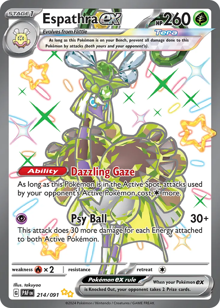 Espathra ex — SV: Paldean Fates — Pokemon