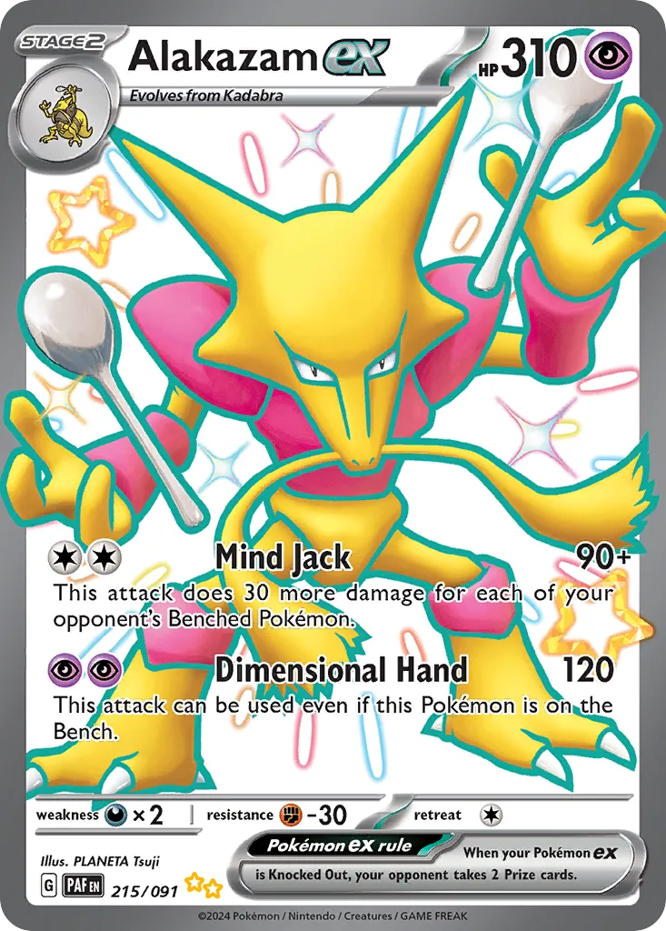 Alakazam ex — SV: Paldean Fates — Pokémon