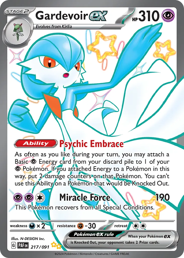 Gardevoir ex — SV: Paldean Fates — Pokémon