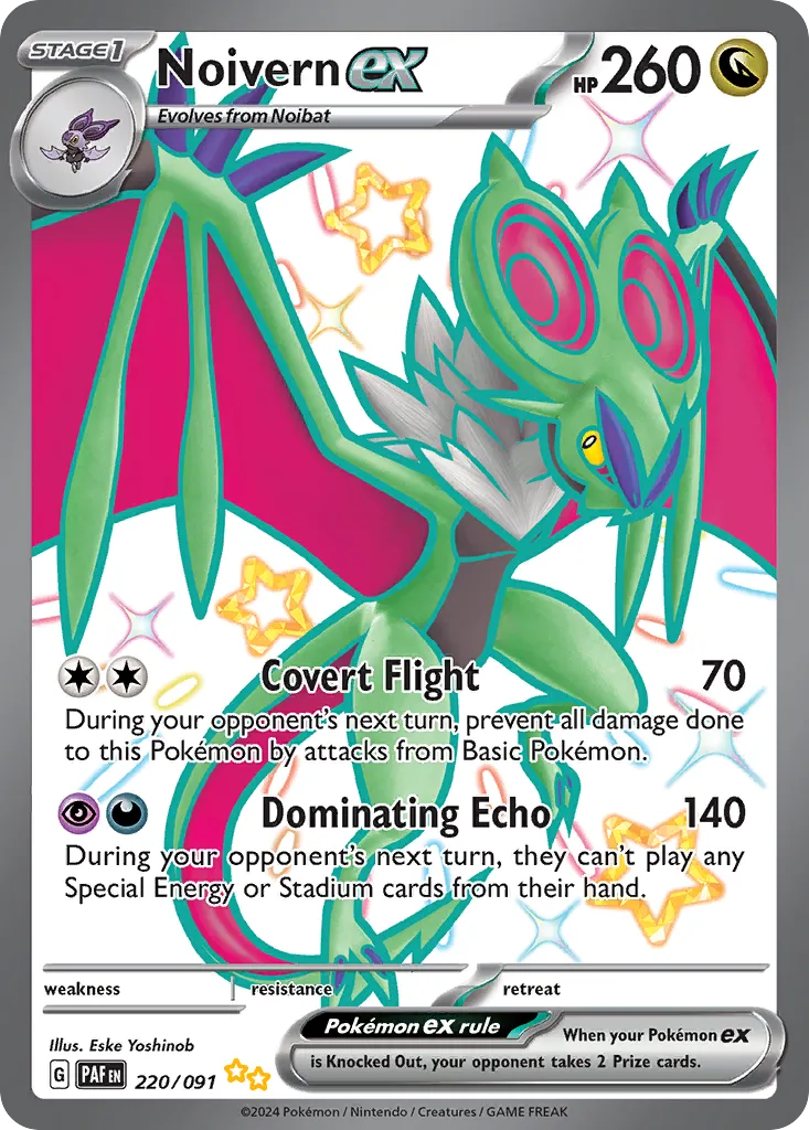 Noivern ex — SV: Paldean Fates — Pokémon