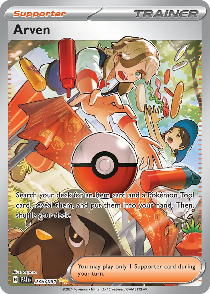 Arven — SV: Paldean Fates — Pokémon