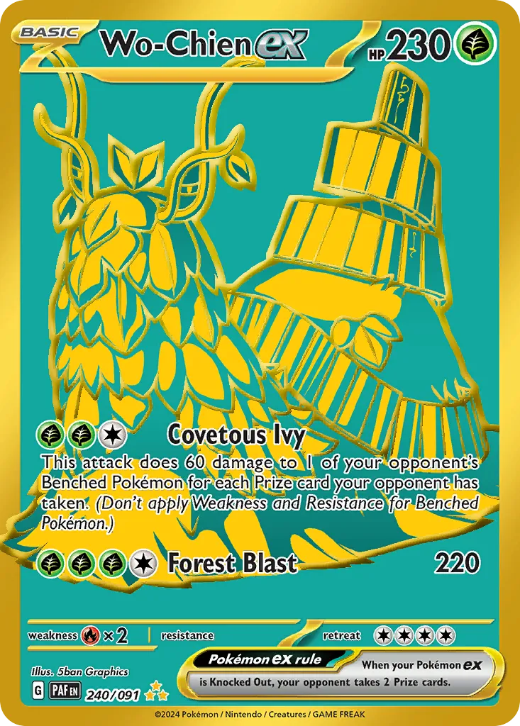 Wo-Chien ex — SV: Paldean Fates — Pokémon