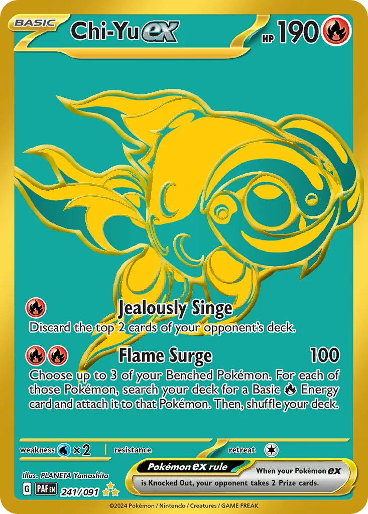 Yuyu ex — SV: Paldean Fates — Pokémon