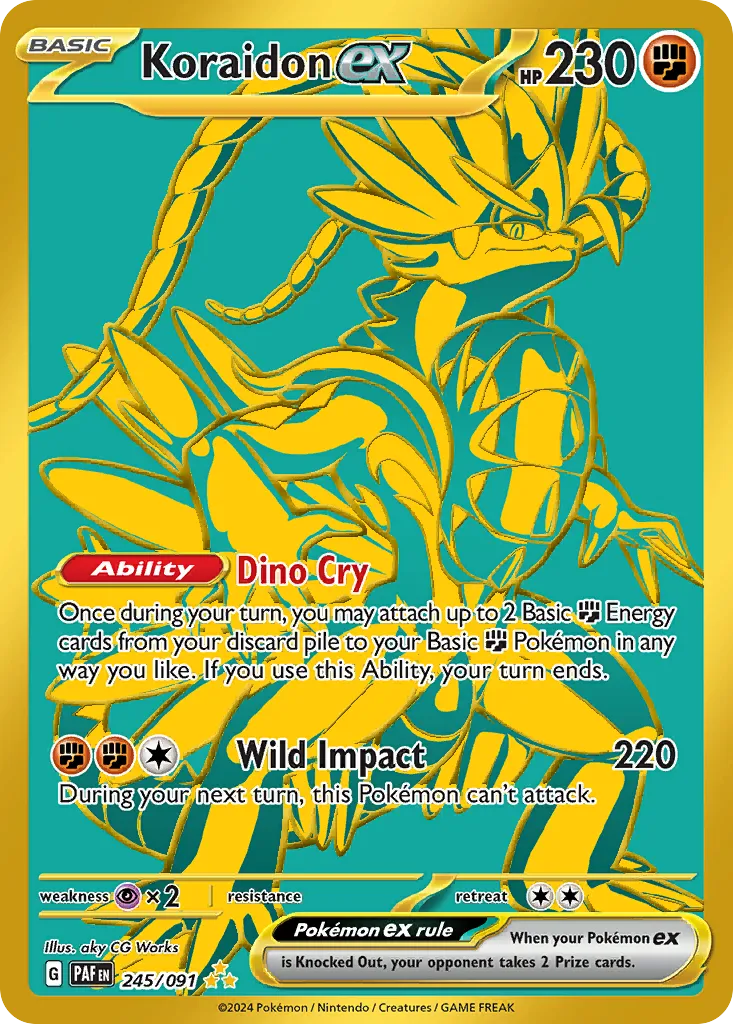 Koraidon ex — SV: Paldean Fates — Pokémon