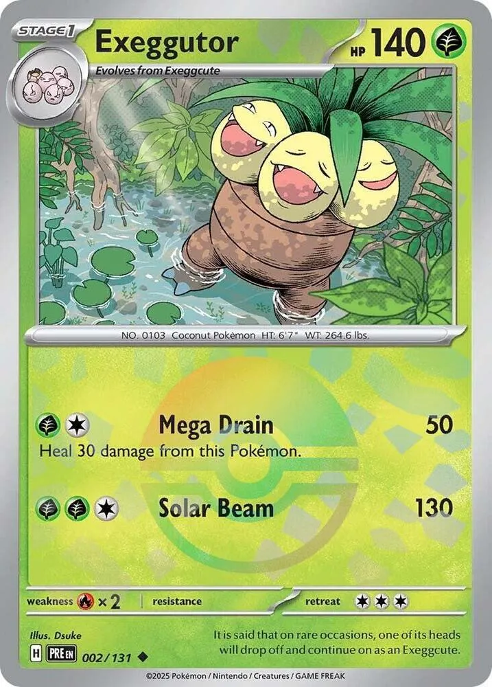Exeggutor — SV: Prismatic Evolutions — Pokémon
