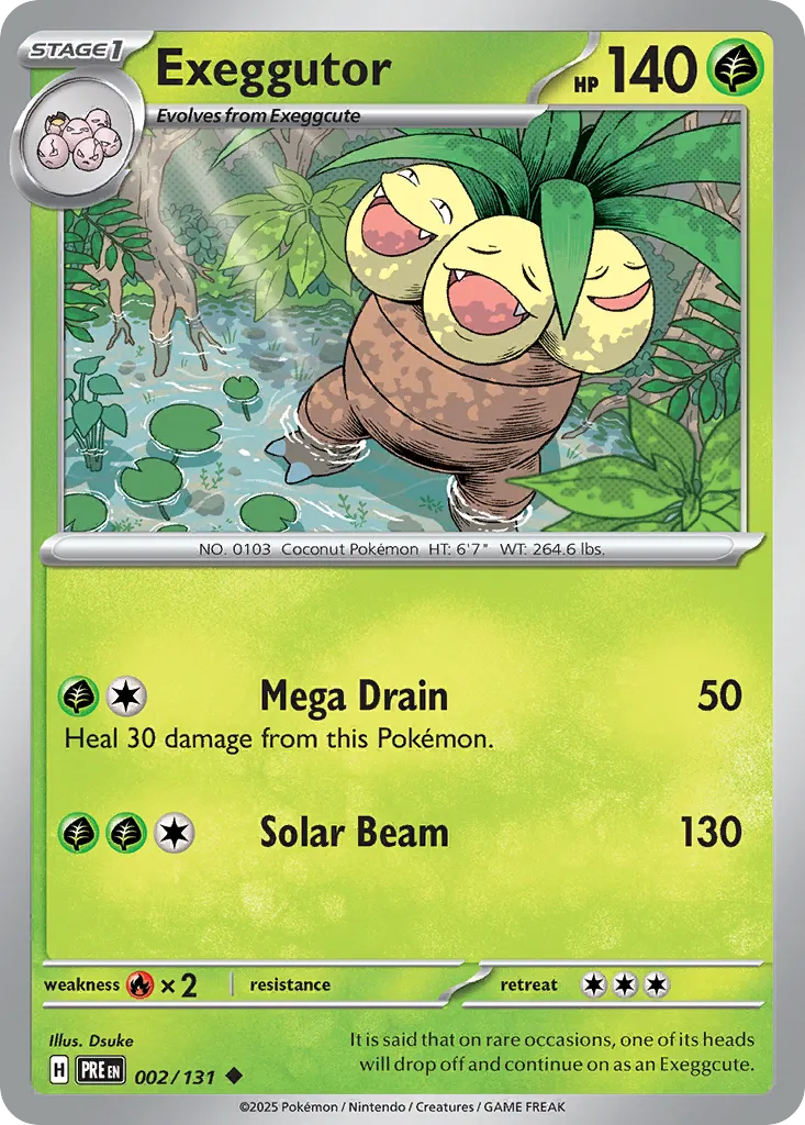 Exeggutor from SV: Prismatic Evolutions - Pokemon