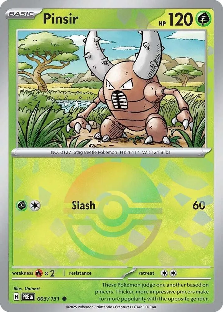 Pinsir from SV: Prismatic Evolutions - Pokemon