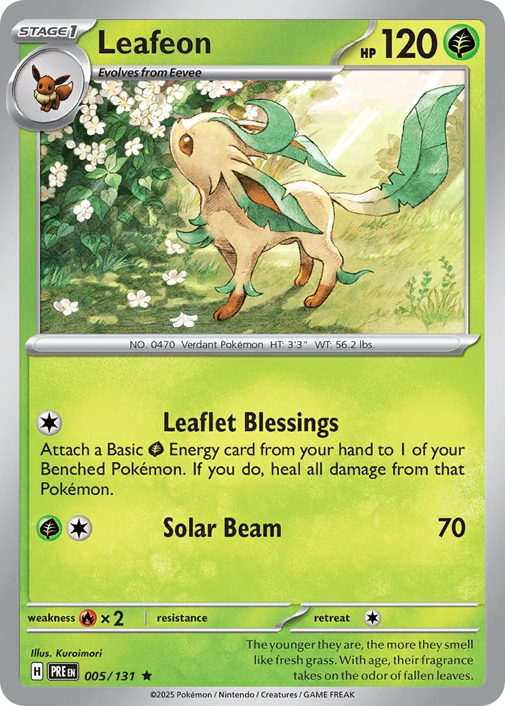 Leafeon — SV: Prismatic Evolutions — Pokémon