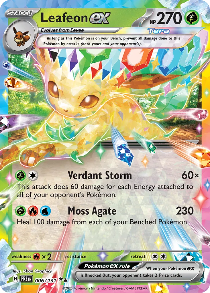 Leafeon ex — SV: Prismatic Evolutions — Pokémon