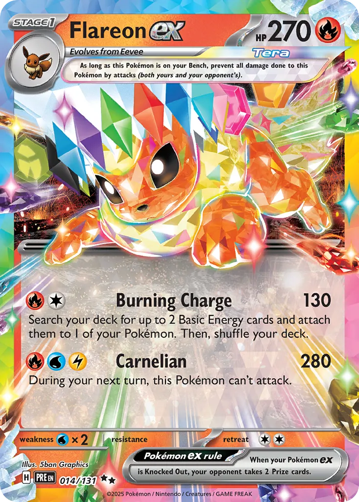 Flareon ex — SV: Prismatic Evolutions — Pokémon