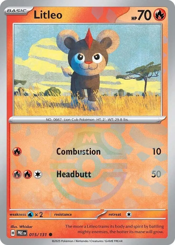 Litleo — SV: Prismatic Evolutions — Pokémon