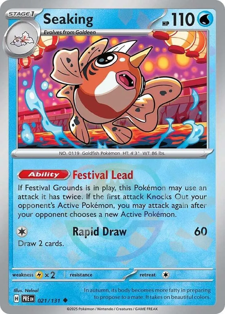 Seaking — SV: Prismatic Evolutions — Pokémon