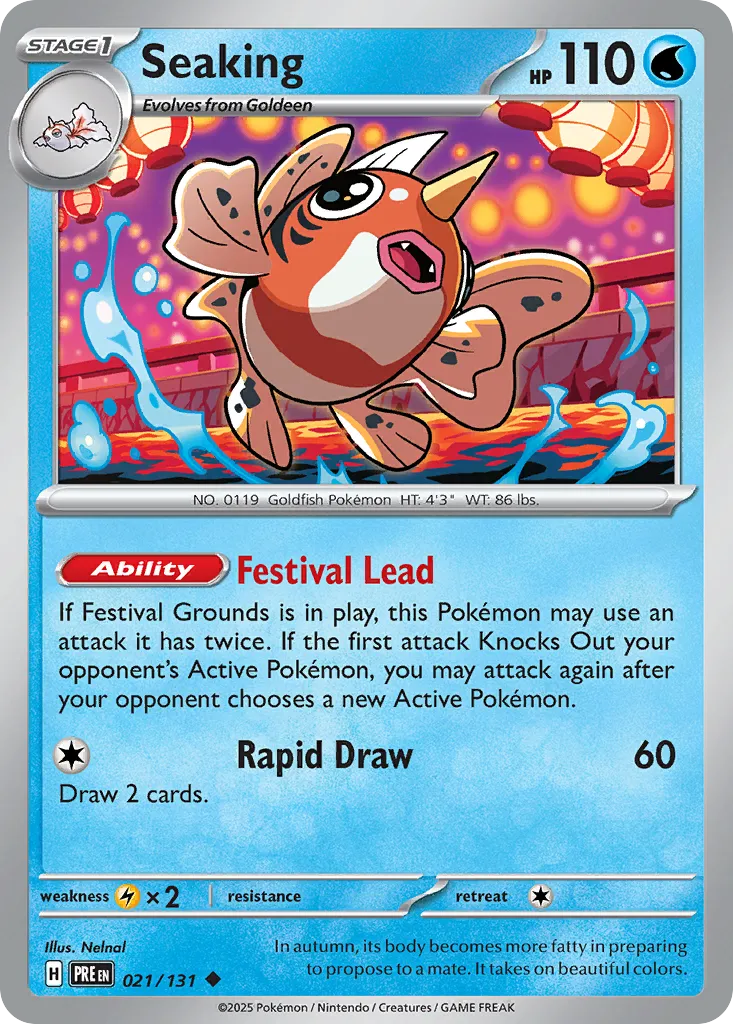 Seaking — SV: Prismatic Evolutions — Pokémon