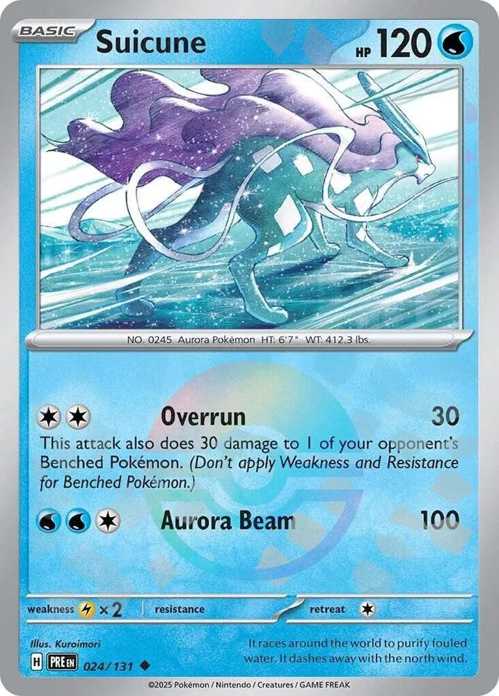 Suicune — SV: Prismatic Evolutions — Pokémon