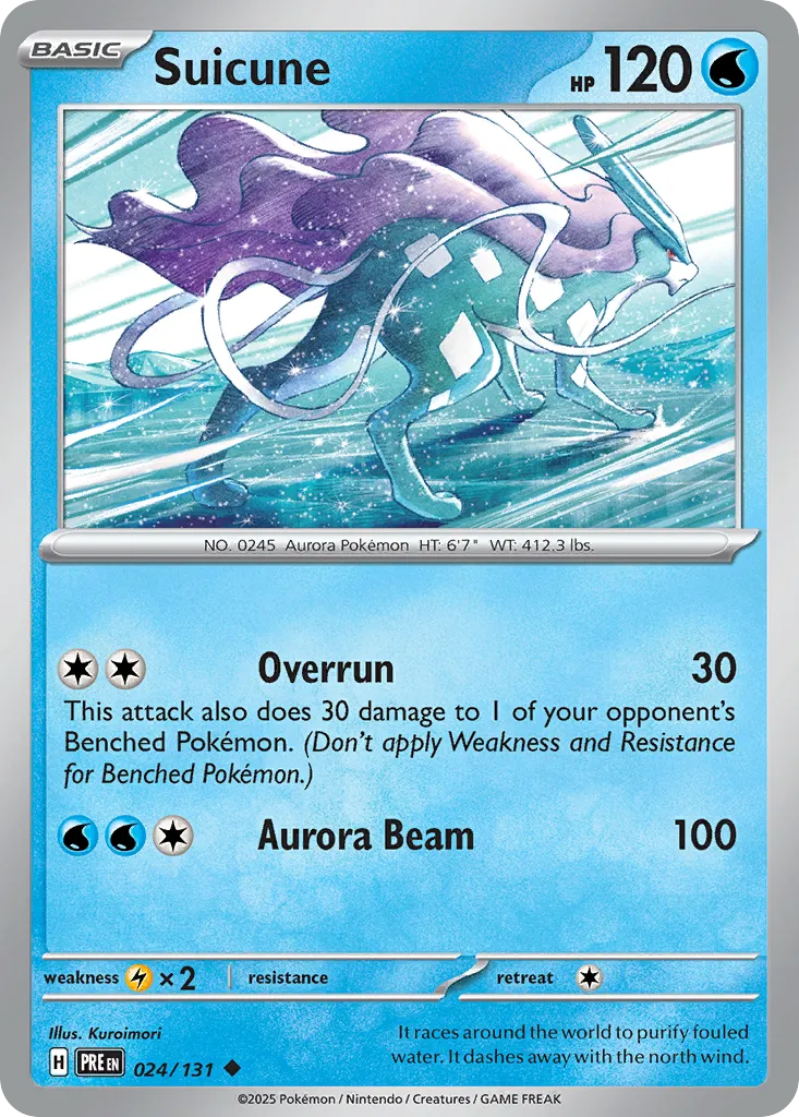Suicune — SV: Prismatic Evolutions — Pokémon