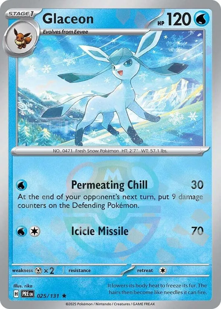 Glaceon — SV: Prismatic Evolutions — Pokémon