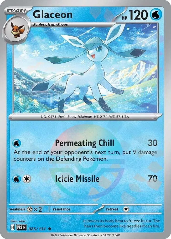 Glaceon — SV: Prismatic Evolutions — Pokémon