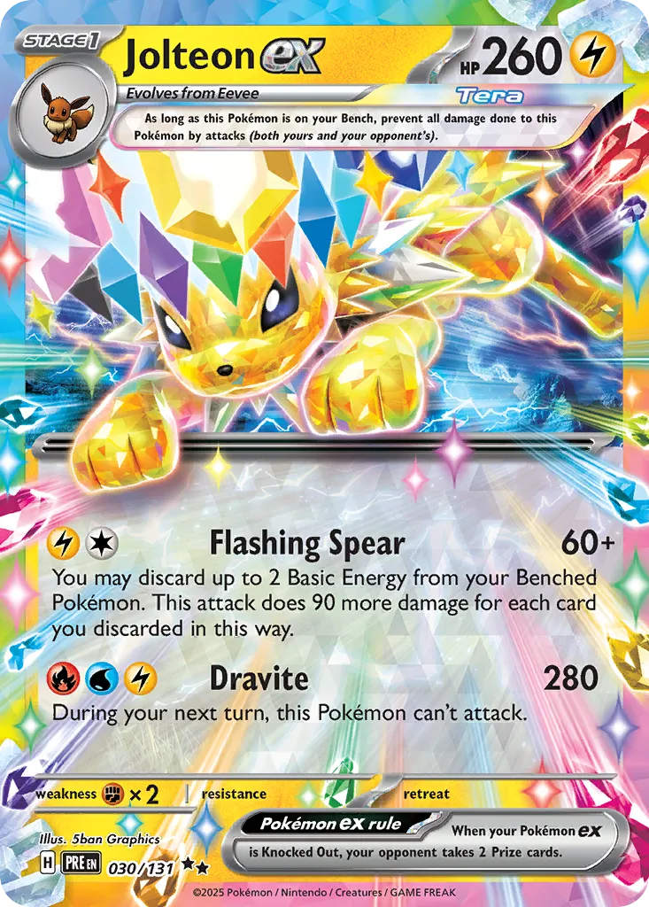 Jolteon ex — SV: Prismatic Evolutions — Pokémon