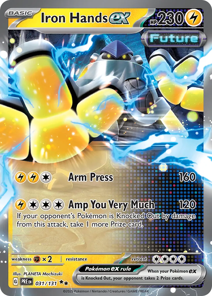 Iron Hands ex — SV: Prismatic Evolutions — Pokemon