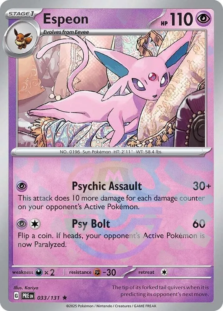 Espeon — SV: Prismatic Evolutions — Pokemon