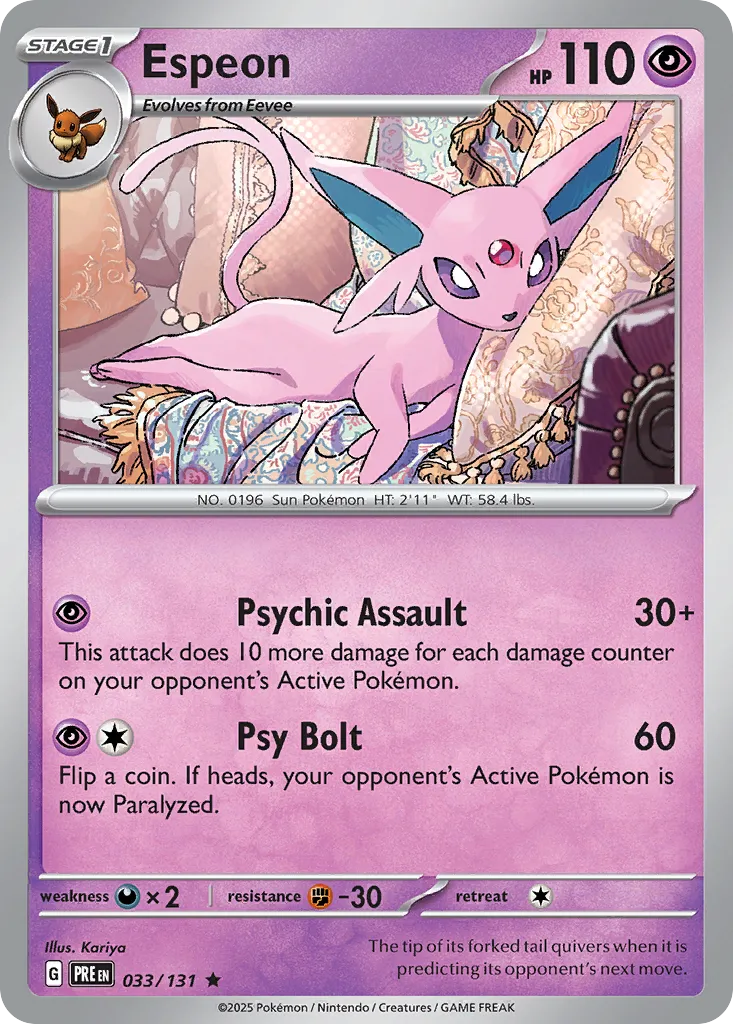 Mentali — SV: Prismatic Evolutions — Pokémon