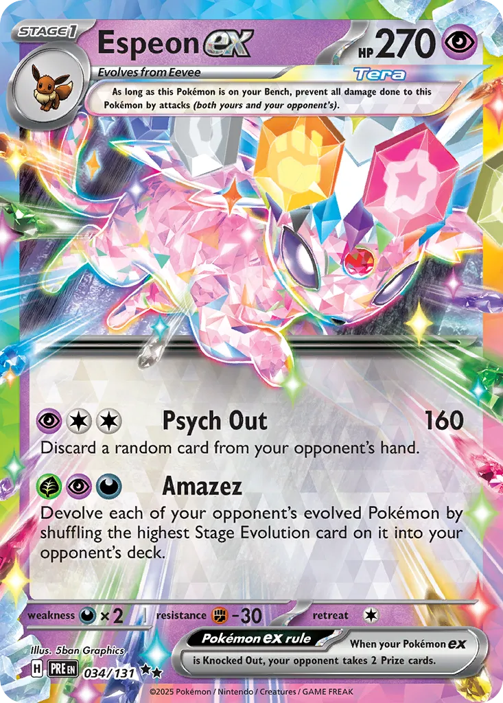 Espeon ex — SV: Prismatic Evolutions — Pokemon