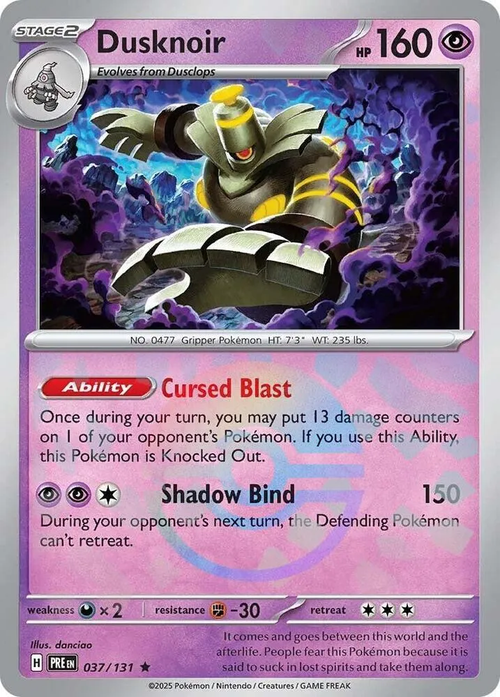 Noctunoir from SV: Prismatic Evolutions - Pokemon