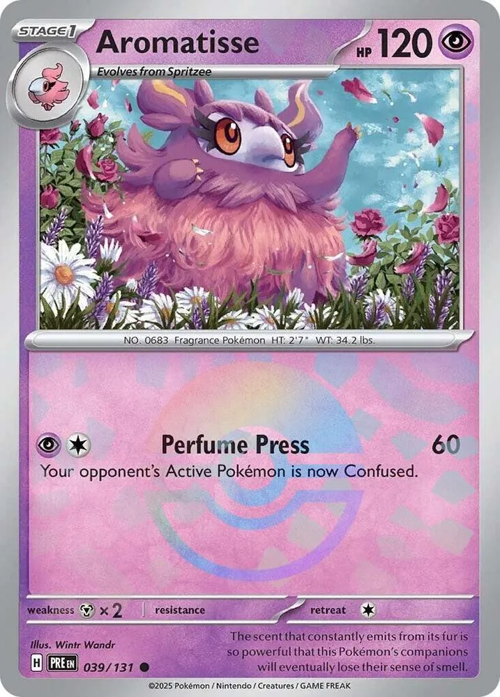 Aromatisse from SV: Prismatic Evolutions - Pokemon