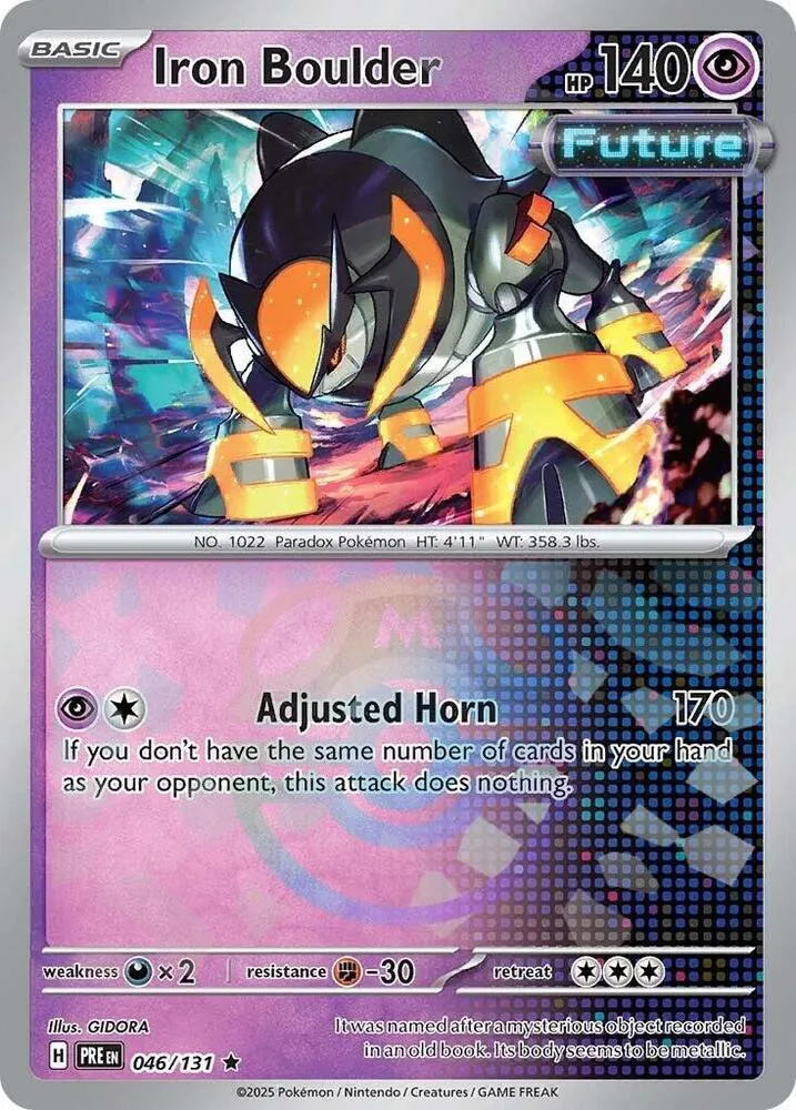 Iron Boulder — SV: Prismatic Evolutions — Pokémon