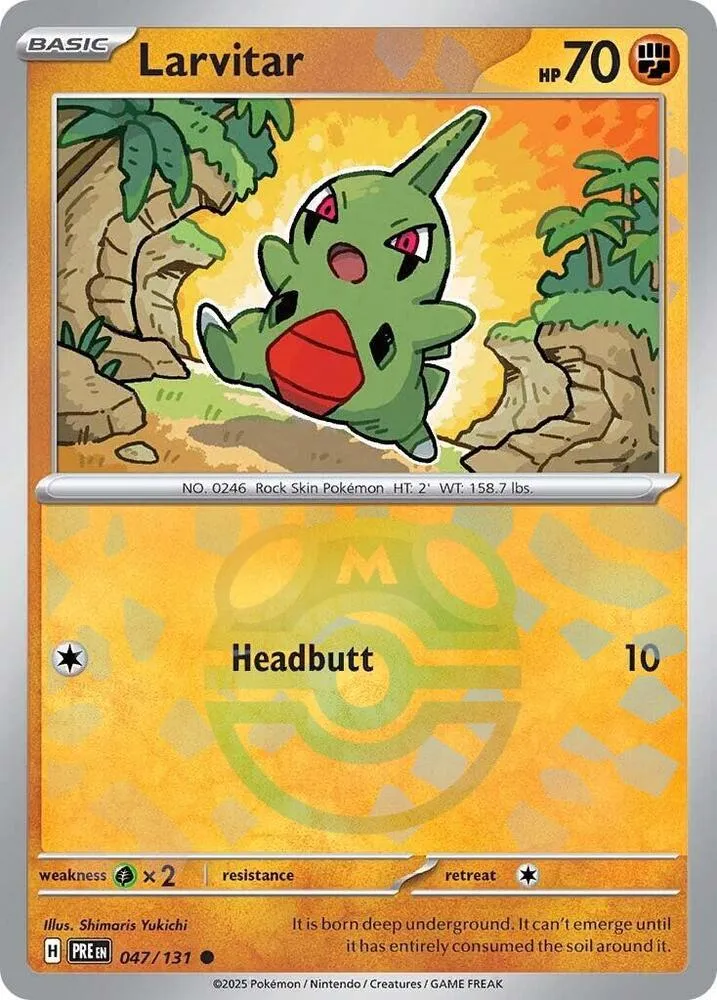 Larvitar — SV: Prismatic Evolutions — Pokémon