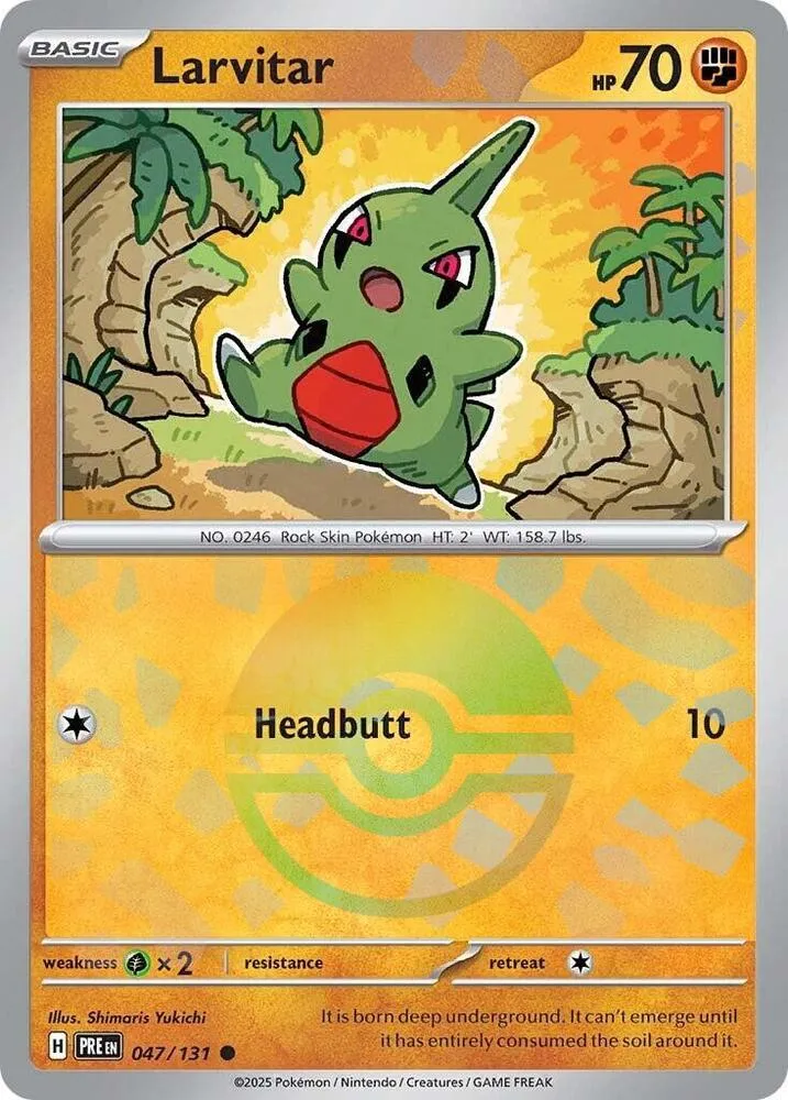 Larvitar — SV: Prismatic Evolutions — Pokémon