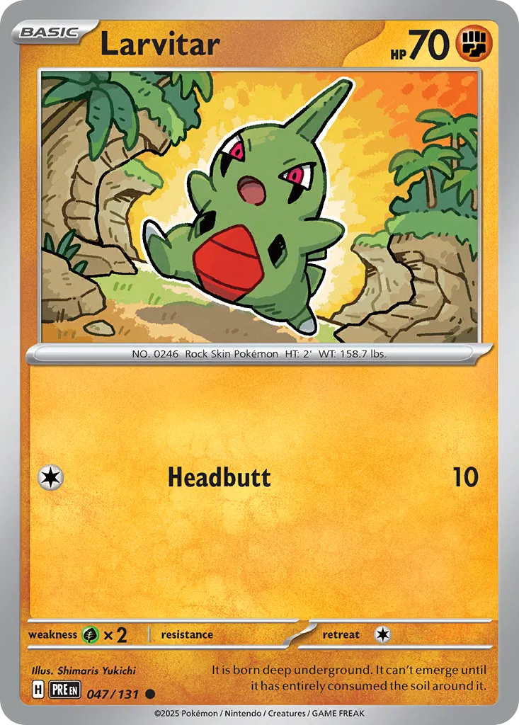 Larvitar — SV: Prismatic Evolutions — Pokémon