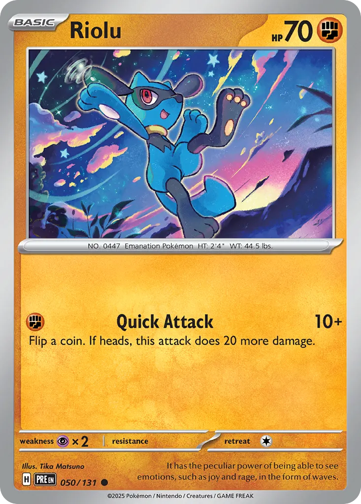 Riolu — SV: Prismatic Evolutions — Pokemon