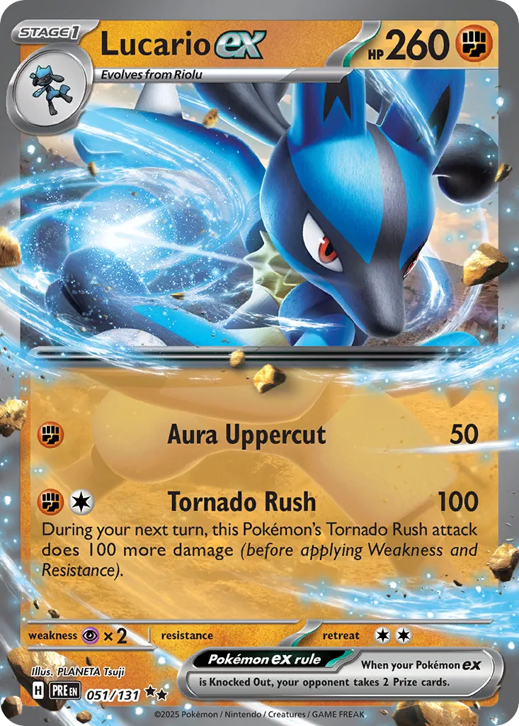 Lucario ex — SV: Prismatic Evolutions — Pokémon