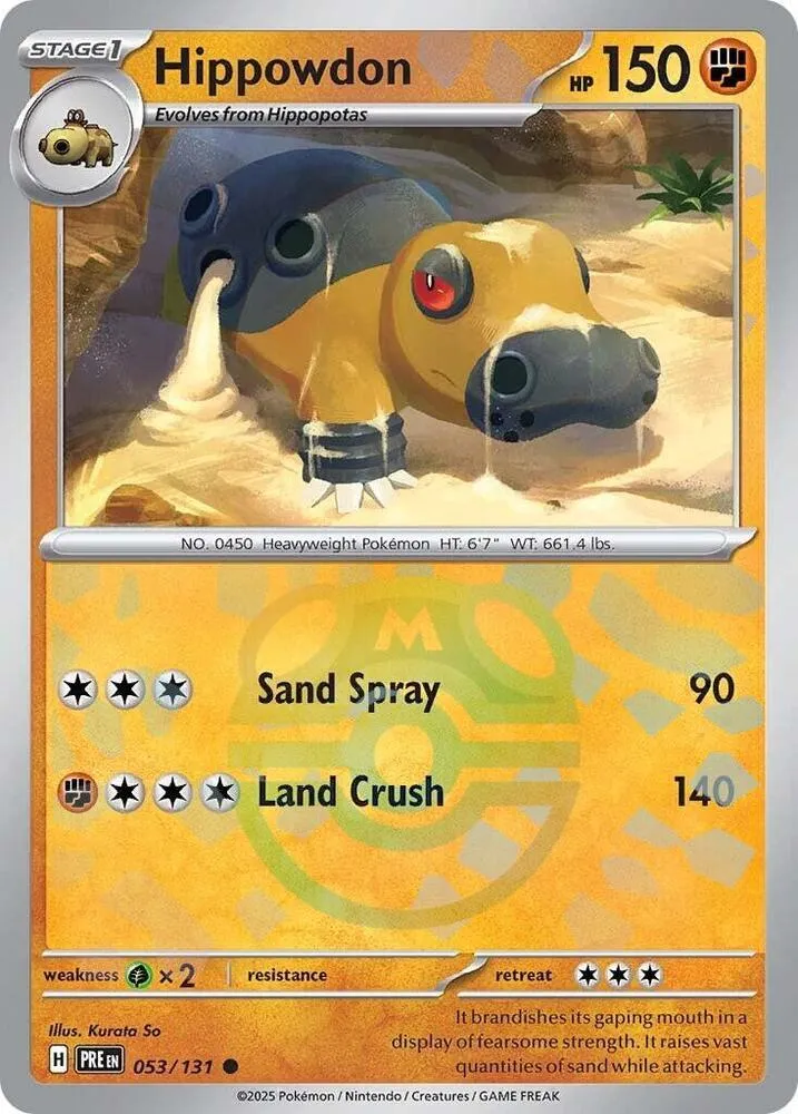 Hippowdon — SV: Prismatic Evolutions — Pokémon
