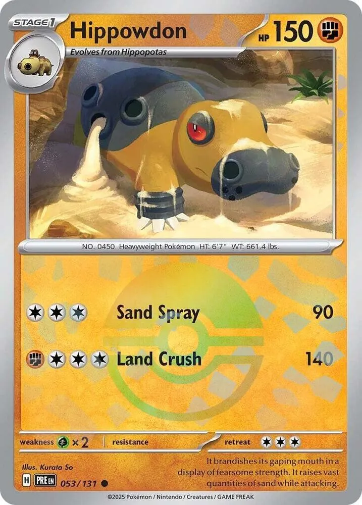 Hippodocus — SV: Prismatic Evolutions — Pokemon