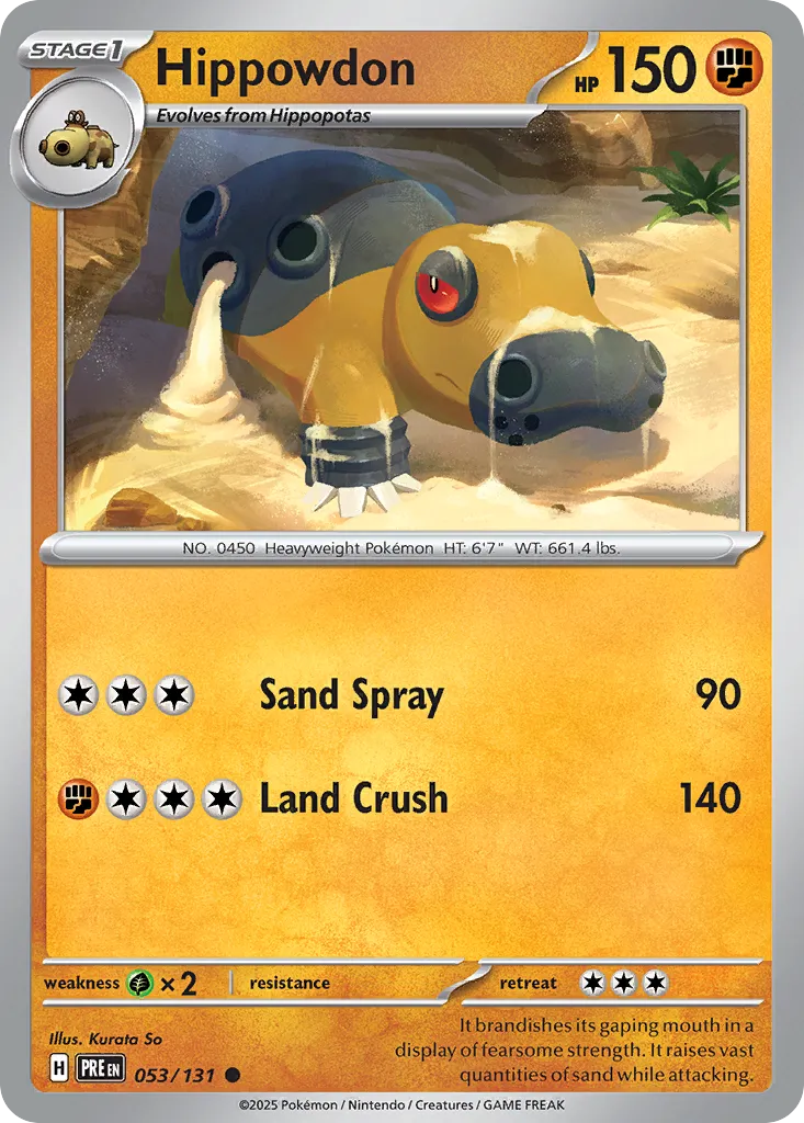 Hippodocus — SV: Prismatic Evolutions — Pokémon