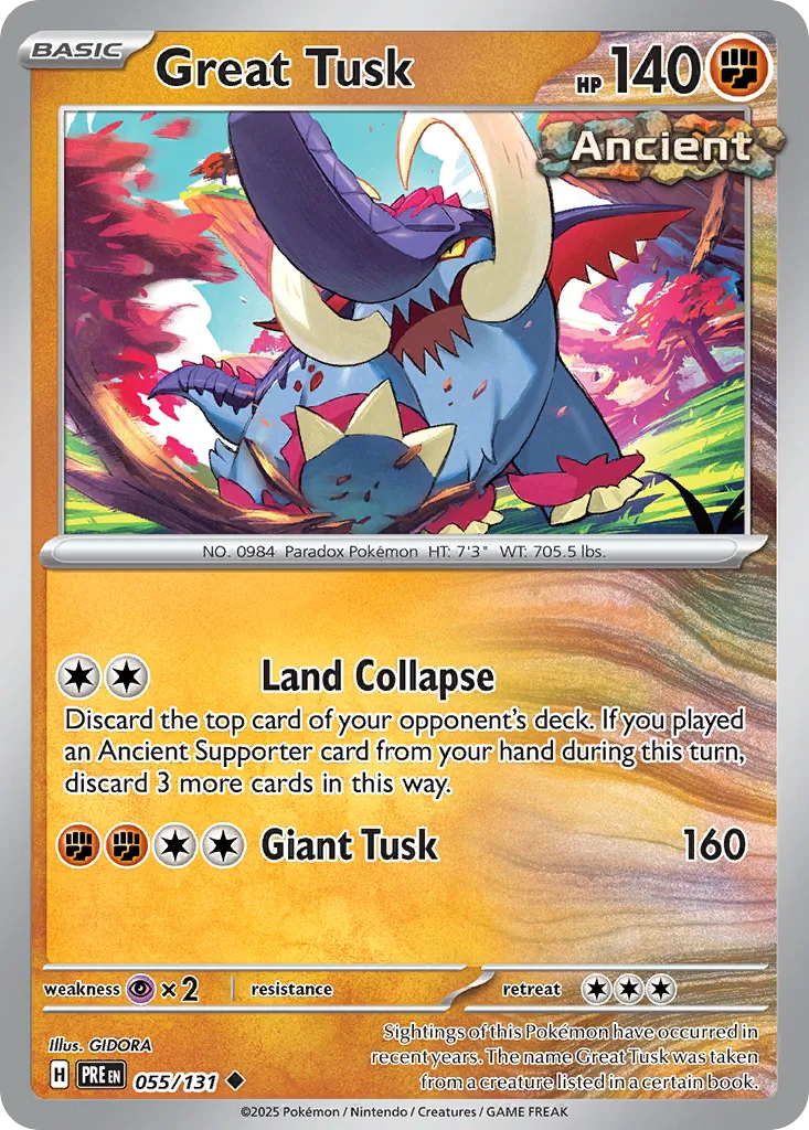 Great Tusk — SV: Prismatic Evolutions — Pokémon