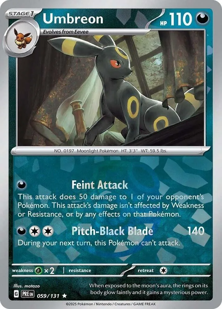Umbreon — SV: Prismatic Evolutions — Pokémon